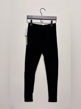 Aritzia group by babaton black cotton repose leggings sz xs xsmall new